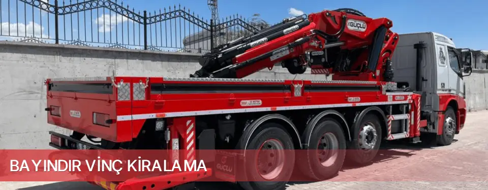 Bayındır İlçemi Vinç Kiralama